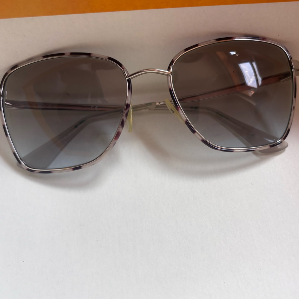 Prada SPR 52S Silver/Havana Gradient Sunglasses | Authentic